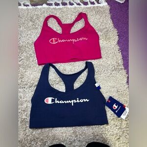 Champion Sports Bras in Pink and Blue